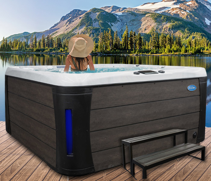 Calspas hot tub being used in a family setting - hot tubs spas for sale Durham