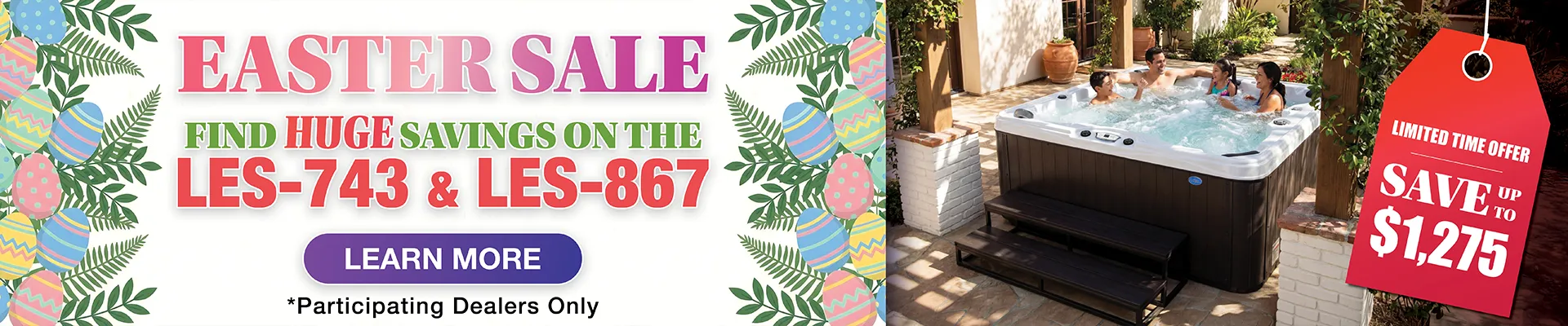 Calspas hot tub being used in a family setting - Durham