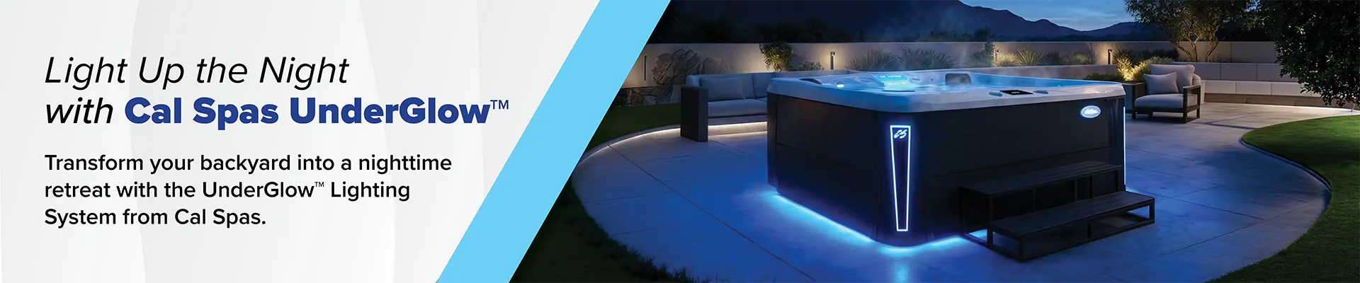 Calspas hot tub being used in a family setting - Durham